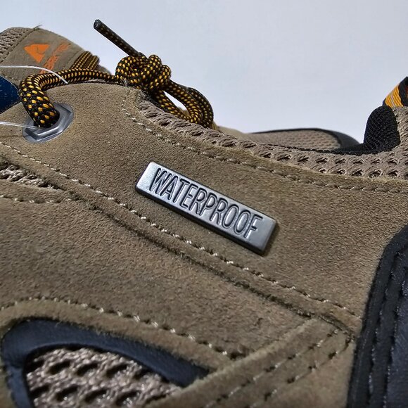 Men's Waterproof Hiking Boot Shoes Suede Leather Lightweight Lace Up Ozark Trail - Picture 10 of 15